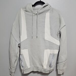 Gray and Cream Hooded L Star Wars Sweatshirt Hoodie